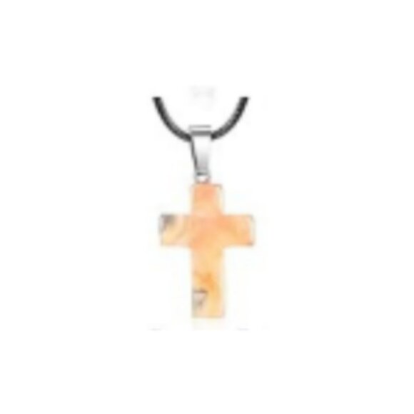 Cross Gemstone Pendant Charms Cross Quartz Crystal Charms for Necklace Earring - Picture 1 of 1
